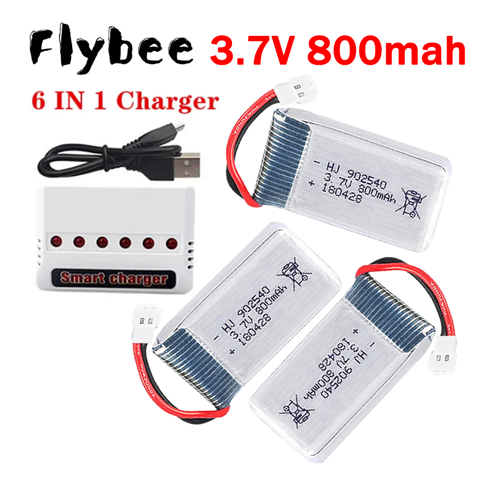 Rc Hobby Airplanes - Akumulator Lipo MEW 800mAh 3.7V +
