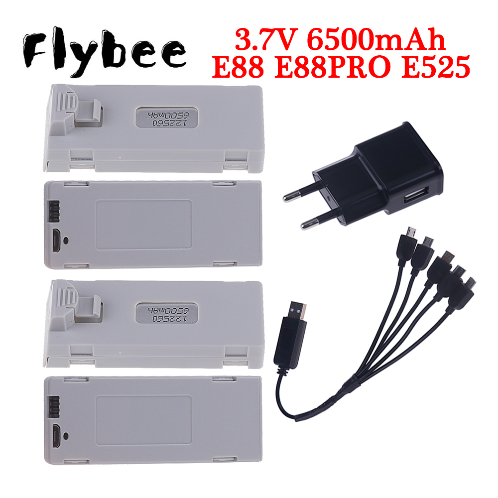Rc Hobby Airplanes - Oryginalna bateria E88 3.7V 6500mAh Lipo