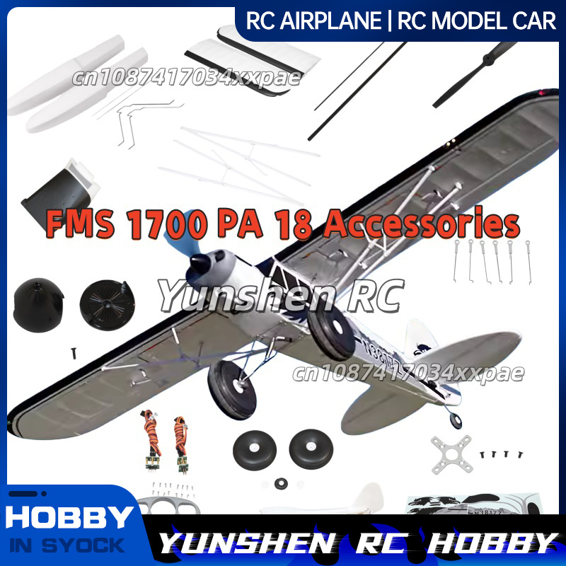 Rc Hobby Airplanes - Naklejki na samolot RC FMS, wzór