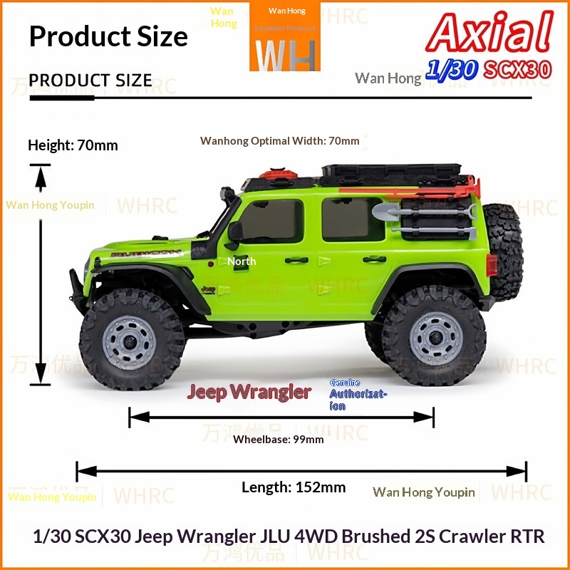 Axial 1/30 SCX30 Jeep Wrangler – Rc Jeep Hobby recenzja i cena